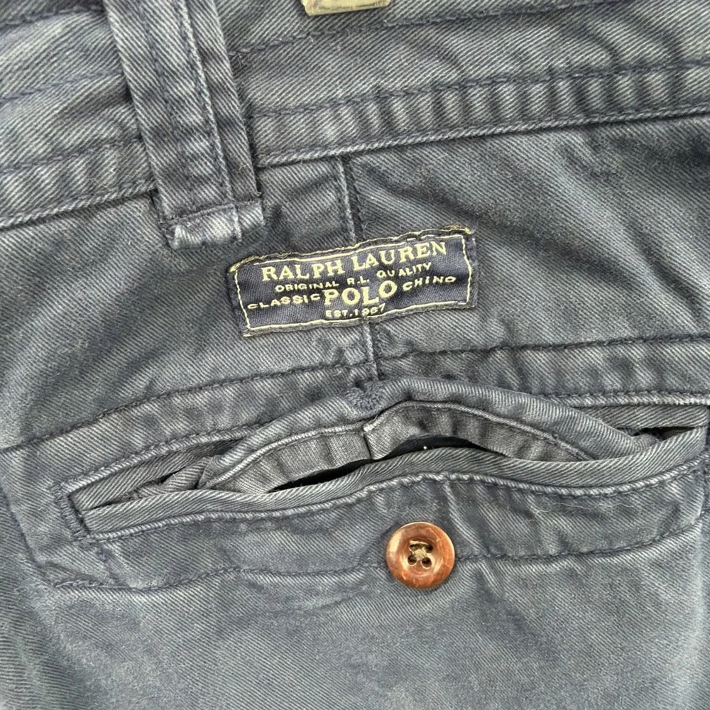 Polo Ralph Lauren Cargo Shorts Men 42 Navy Paratrooper Gellar Fatigue Preppy Y2K